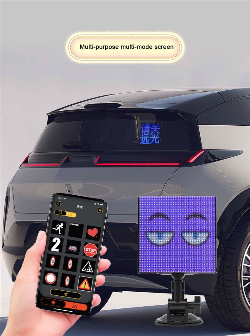 Smart Screen 5 Inch High-Resolution Pixel RGB Car LED Display Screen