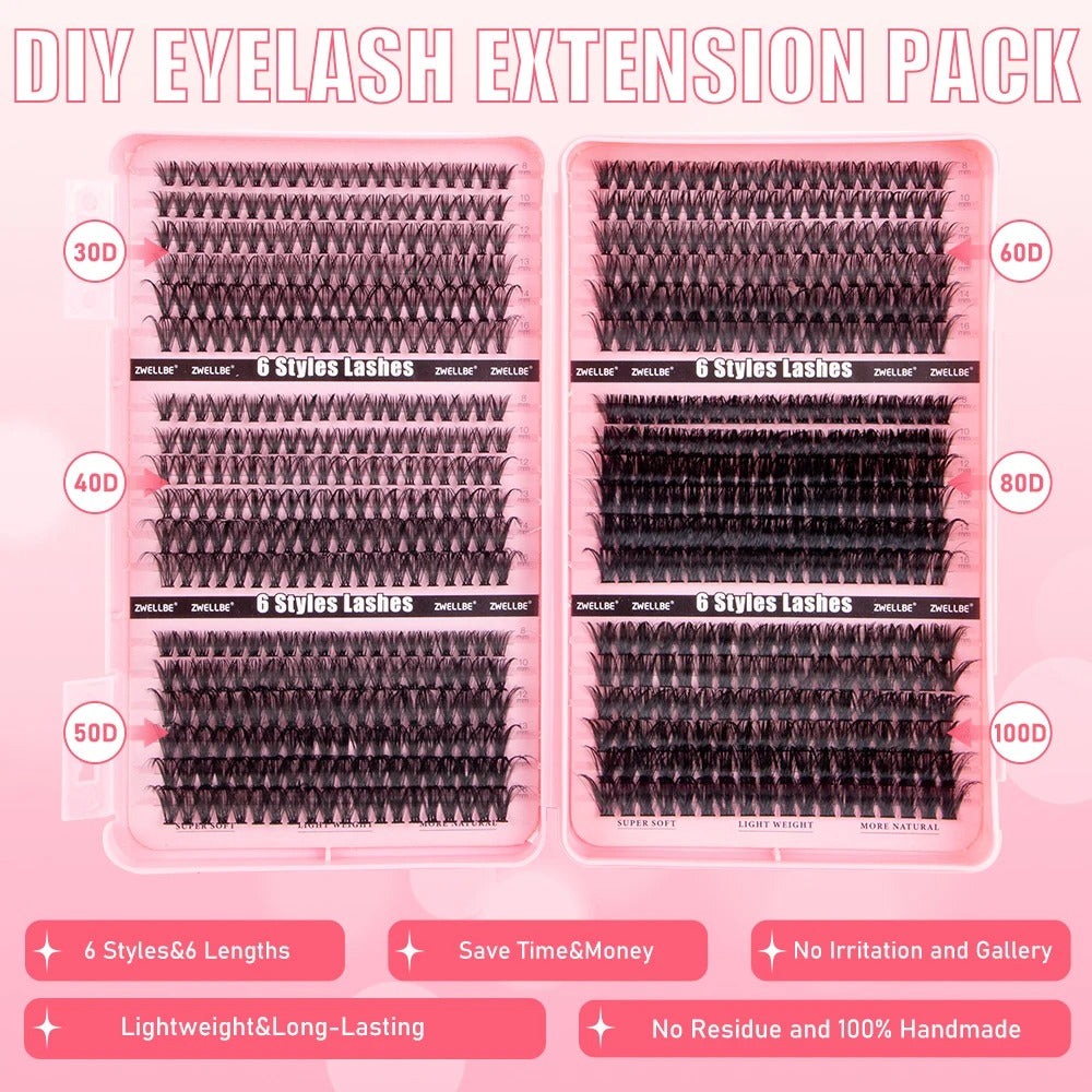 DIY Fluffy Eyelash Extension Kit